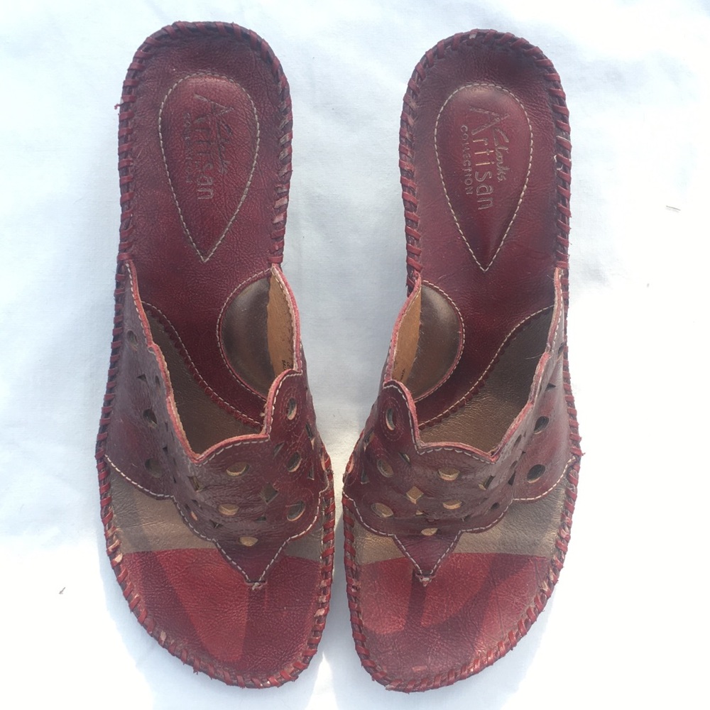 Clarks Artisan Collection Oxblood / Wine heel, 9.5